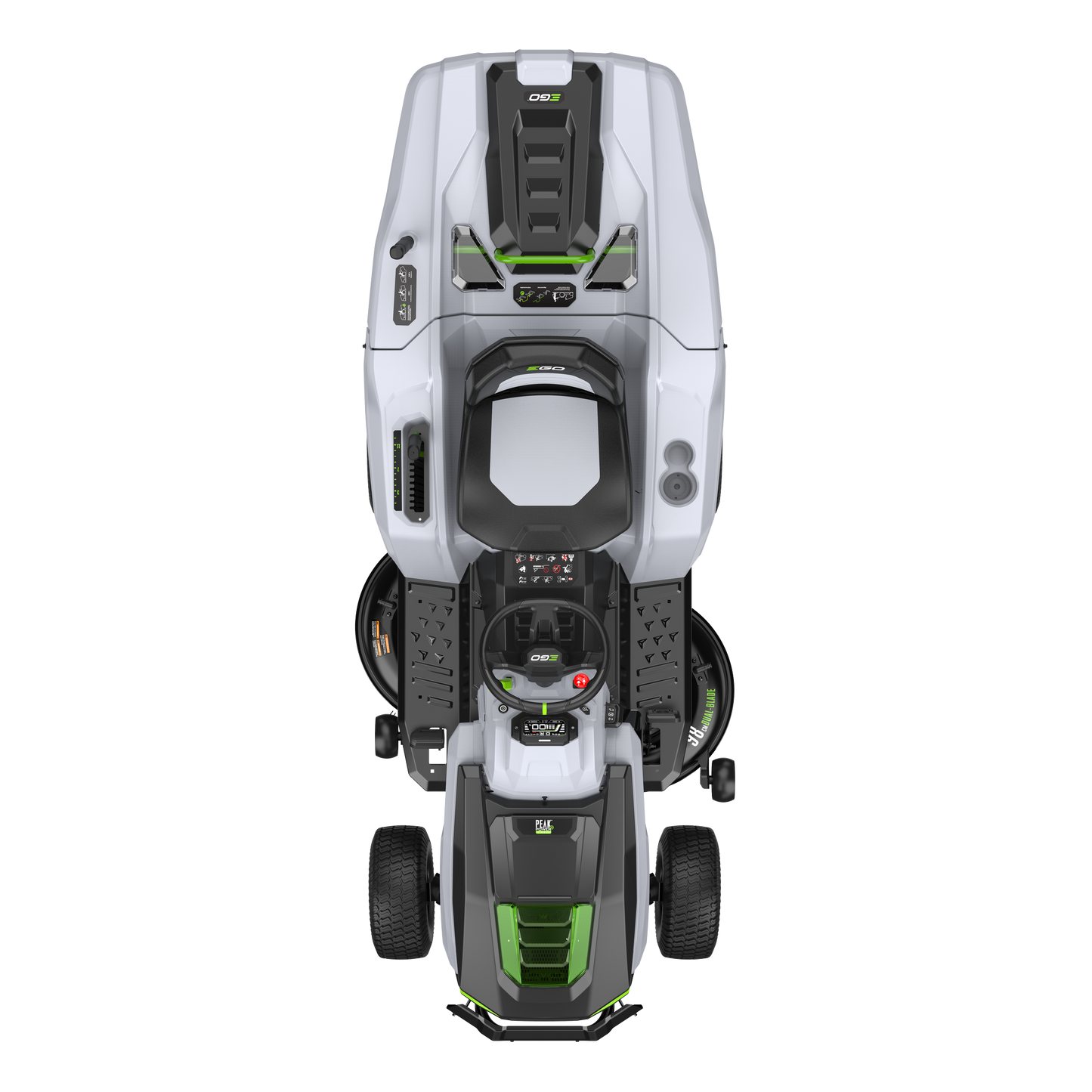 EGO 56V 98CM乗用収集トラクター芝刈り機