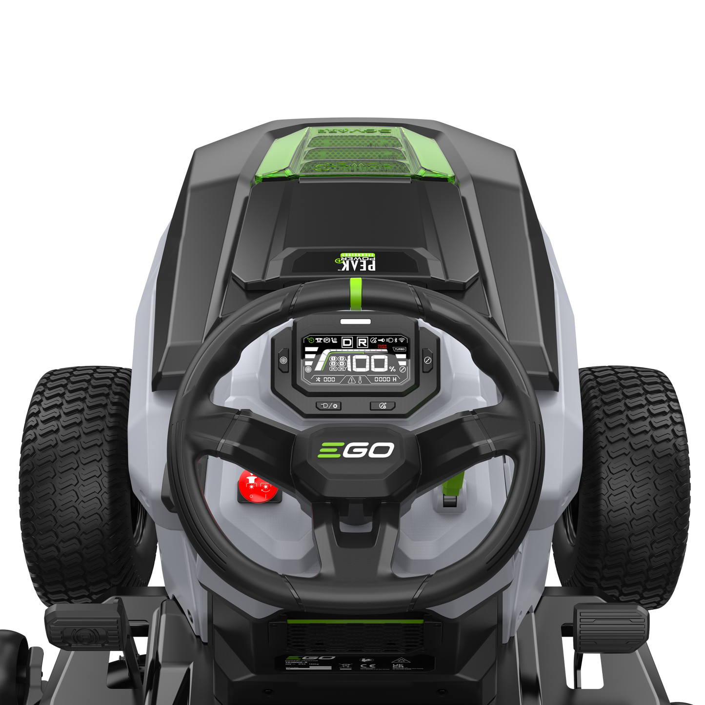 EGO 56V 98CM乗用収集トラクター芝刈り機
